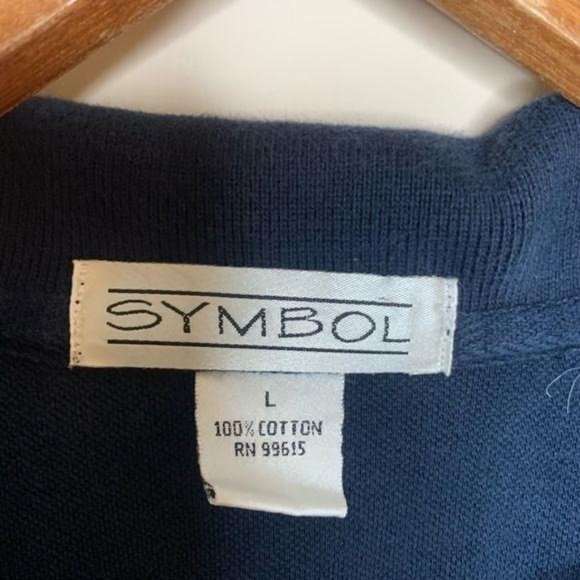 Auburn Polo Shirt Symbol Touchdown Game Day Orange Navy Blue War Eagle Large - Picture 4 of 6